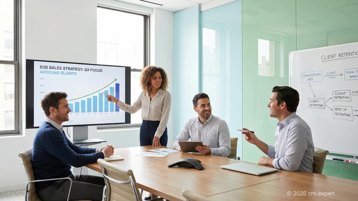 B2B sales slump prevention framework