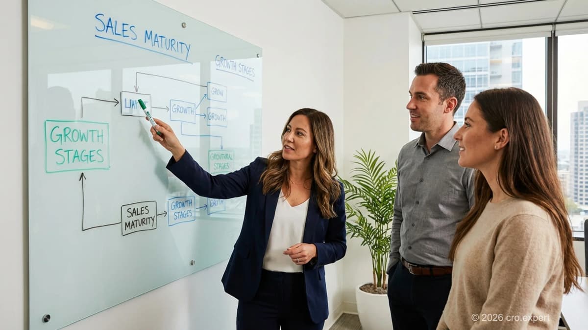 Sales maturity model framework for B2B revenue teams